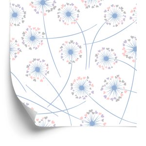 Papier Peint Pissenlit Avec Des Coeurs – Image 2