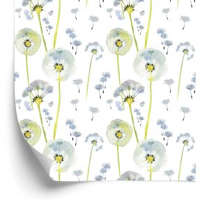 Papier Peint Pissenlits Peints Avec Des Graines – Image 2