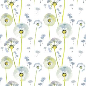 Papier Peint Pissenlits Peints Avec Des Graines – Image 1