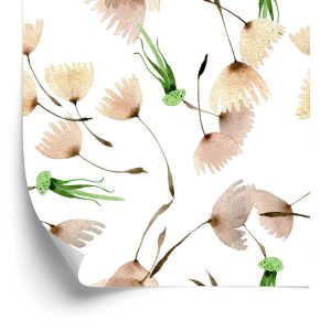 Papier Peint Graines De Pissenlit Peintes À L'aquarelle – Image 2
