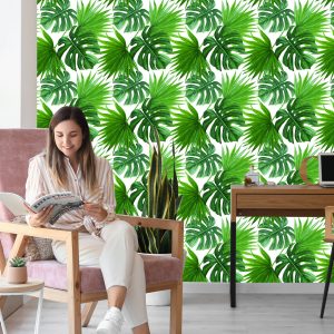 Papier Peint Feuilles Vertes – Image 7
