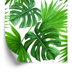 Papier Peint Feuilles Vertes – Image 2