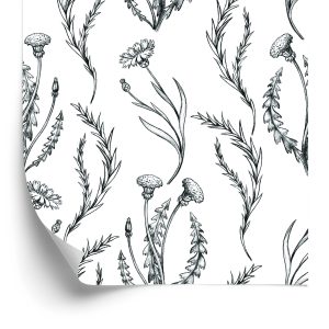 Papier Peint Pissenlits Vintage – Image 2