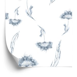Papier Peint Fleurs Sauvages Peintes À L'aquarelle – Image 2