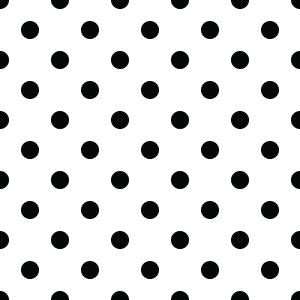 Papier Peint Pois Noirs Classiques Sur Fond Blanc – Image 1