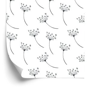 Papier Peint Fleurs Des Champs Minimalistes – Image 2