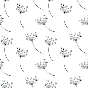 Papier Peint Fleurs Des Champs Minimalistes – Image 1