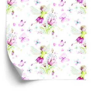 Papier Peint Fées Parmi Les Fleurs – Image 2