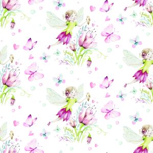 Papier Peint Fées Parmi Les Fleurs – Image 1
