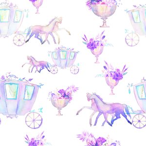 Papier Peint Chevaux Avec Calèches – Image 1