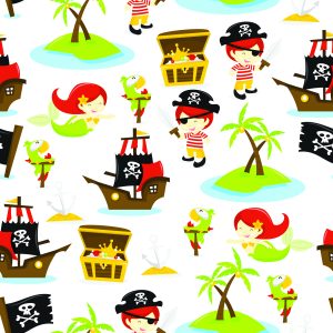 Papier Peint Pirates Et Sirènes – Image 1