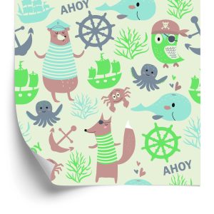 Papier Peint Animaux Pirates – Image 2
