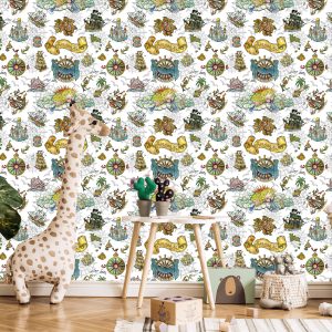Papier Peint Symboles Pirates – Image 5