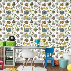 Papier Peint Symboles Pirates – Image 4