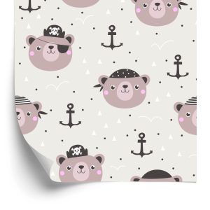 Papier Peint Ours Pirates – Image 2