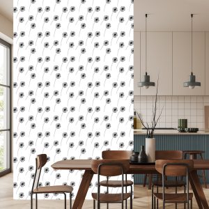 Papier Peint Pissenlits Dessinés Minimalistes – Image 4