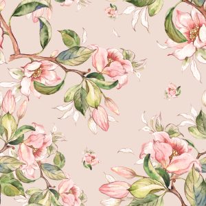 Papier Peint Fleurs De Printemps Sur Les Brindilles – Image 1