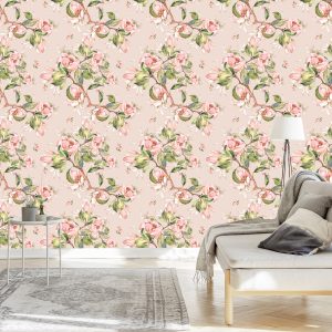 Papier Peint Fleurs De Printemps Sur Les Brindilles – Image 3