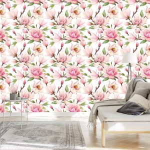 Papier Peint Fleurs De Magnolia De Printemps – Image 3