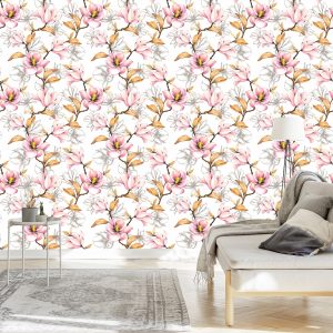 Papier Peint Magnolias D'automne – Image 3