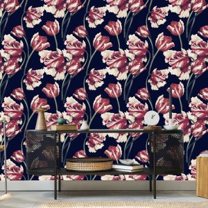 Papier Peint Tulipes Rouges Et Blanches – Image 5