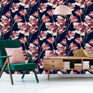 Papier Peint Tulipes Rouges Et Blanches – Image 6
