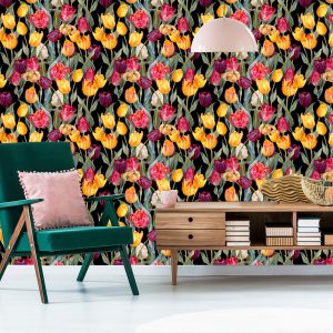 Papier Peint Tulipes Colorées – Image 6