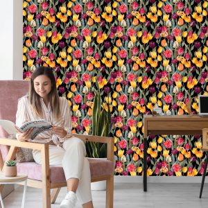 Papier Peint Tulipes Colorées – Image 7