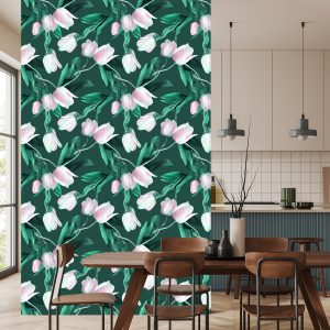 Papier Peint Bouquet De Tulipes Peintes – Image 4
