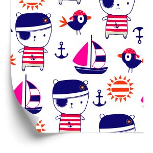Papier Peint Ours Et Oiseaux – Image 2
