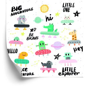 Papier Peint Bébés Animaux Dans L'espace – Image 2