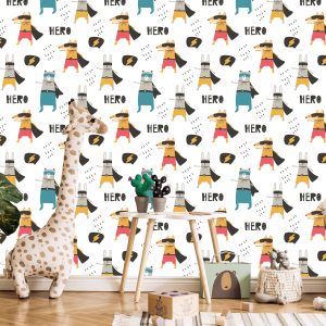 Papier Peint Super-Héros Animaux – Image 5