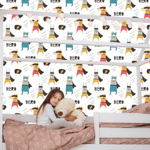 Papier Peint Super-Héros Animaux – Image 7