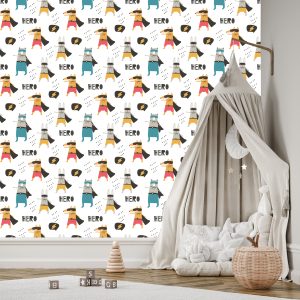 Papier Peint Super-Héros Animaux – Image 3