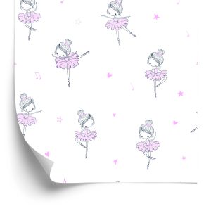 Papier Peint Pour Les Filles, Les Ballerines, Les Coeurs, Les Étoiles – Image 2