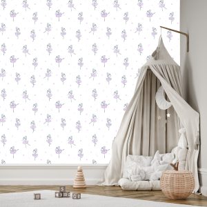 Papier Peint Pour Les Filles, Les Ballerines, Les Coeurs, Les Étoiles – Image 3