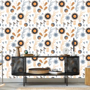 Papier Peint Tournesols Minimalistes – Image 5