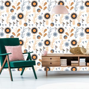 Papier Peint Tournesols Minimalistes – Image 6