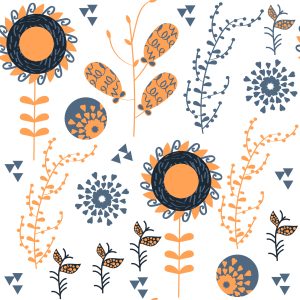 Papier Peint Tournesols Minimalistes – Image 1