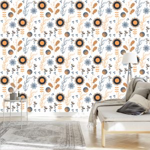 Papier Peint Tournesols Minimalistes – Image 3