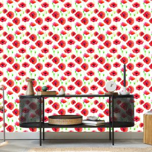 Papier Peint Coquelicots Peints – Image 5