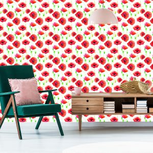 Papier Peint Coquelicots Peints – Image 6