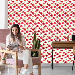 Papier Peint Coquelicots Peints – Image 7