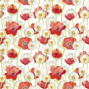 Papier Peint Coquelicots Et Pissenlits – Image 1