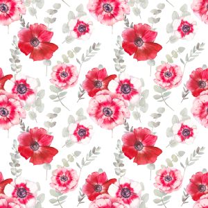 Papier Peint Fleurs À L'eucalyptus – Image 1