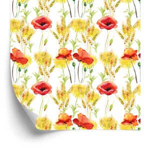 Papier Peint Coquelicot Aux Céréales – Image 2