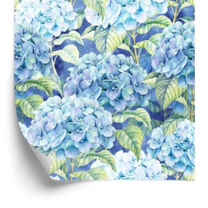 Papier Peint Hortensia Avec Des Feuilles – Image 2