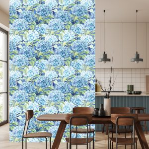 Papier Peint Hortensia Avec Des Feuilles – Image 4