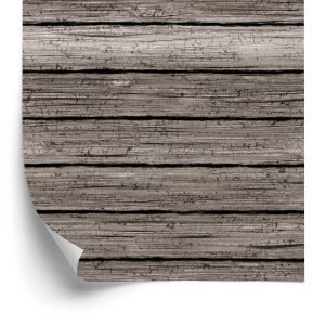 Papier Peint Planche De Bois Fissurée Fanée – Image 2