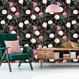 Papier Peint Collage De Fleurs – Image 6